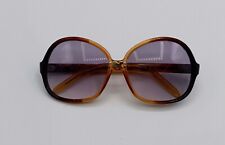 Lunettes de soleil vintage oversize Nina RICCI en acétate translucide marron 80