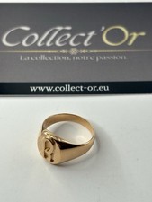 Chevalière “R” - Or rose 18k - 7.69g - T55