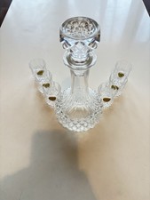 Carafe Et Verres En Cristal