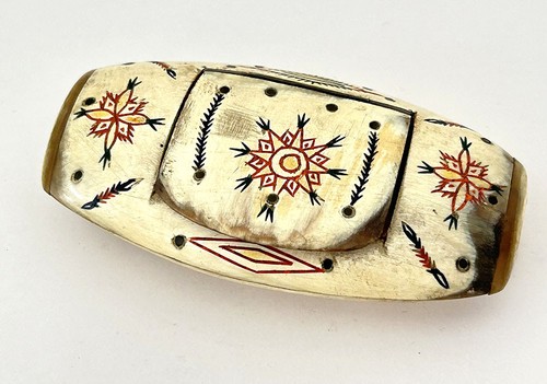 Tabatière boîte corne