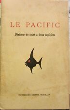 LE PACIFIC DERIVEUR DE SPORT A DEUX EQUIPIERS 1946 CARACTERISTIQUES ET PLANS