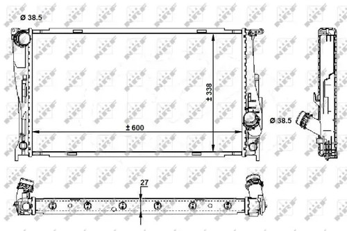 Radiateur eau grille - d'eau,
