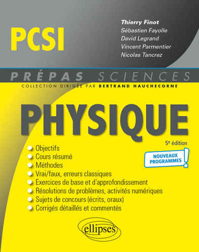 Livre prépa maths pcsi - maths,