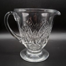 Pichet en cristal blanc soufflé taillé signé Saint-Louis modèle Astrid XXème