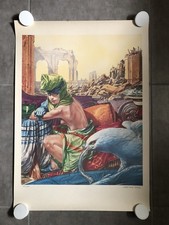 EO SUPERBE SÉRIGRAPHIE 70 X 50 CM NUMÉROTÉE 131/400 & SIGNÉE LIBERATORE - TBE