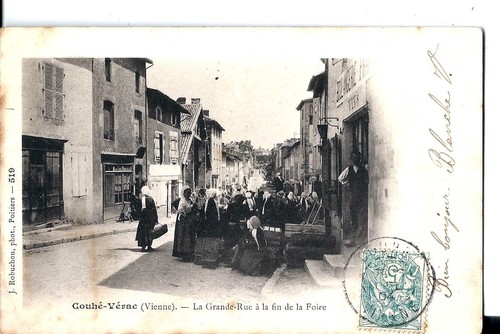Cpa couhe verac la - -, couhe-verac