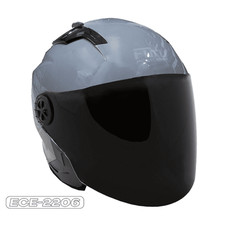 FURY CASQUE JET RACE II (ECE 22.06) AVEC VISIÈRE TEINTÉE