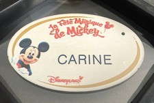 Disneyland Paris Nametag Cast