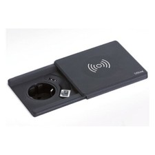 EVOLINE 159270000600 Multiprise Mobile Encastrable SQUARE 80 Noir