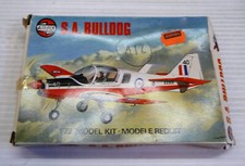 maquette airfix  S. A. bulldog  1/72 model kit vintage avion  scellé