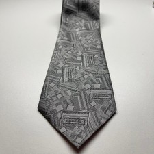 Cravate C et A Gris Polyester