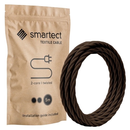 Cable electrique tordu - electrique, textile