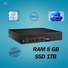 PC DE BUREAU 9020 MINI INTEL I7 RAM 8 Go SSD 1TB WIN 11 PRO RECONDITIONNÉ