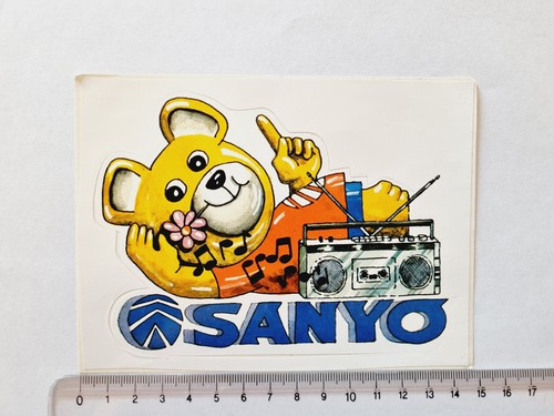 Autocollant sanyo radio - sanyo,