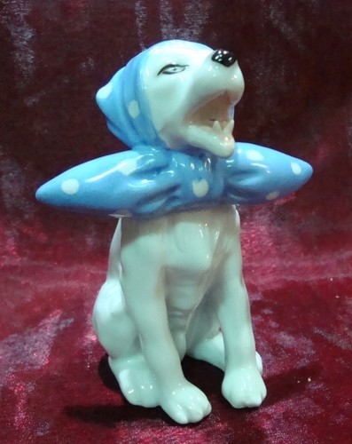 Figurine chien foulard style - figurine,