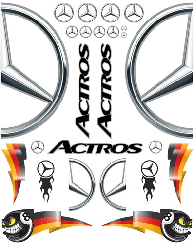 Actros decor sheet sticker
