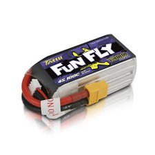 Batterie Lipo 4S 148 V 1300 mAh 100 C Funfly Lipo avec connecteur XT60 pour D...