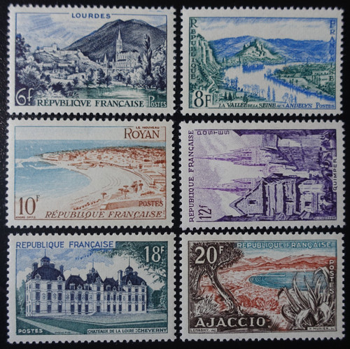 Timbres france sites - france,