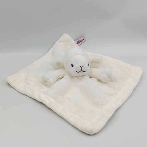 Doudou plat mouton blanc