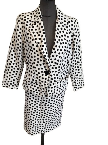 Superbe tailleur coton blanc - tailleur,