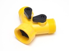 100 X Vis Sur Réparer Tuyau Connecteurs 2 Voie Séparateur 2 Sorties & ; 1 Prise