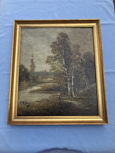 Tableau ancien barbizon - ancien,
