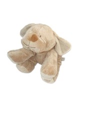 Doudou peluche chien beige
