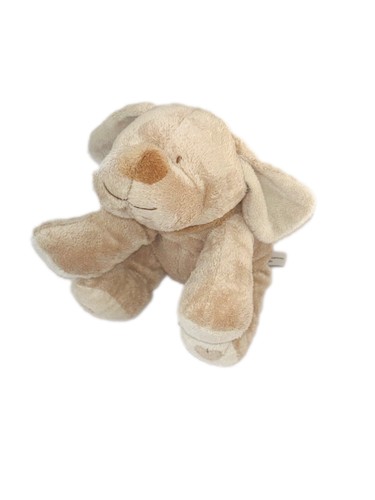 Doudou peluche chien - , beige