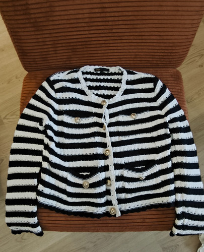 Gilet veste maille maje - maille, t2
