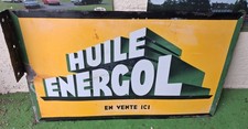 Ancienne tole plaque double - ancienne,