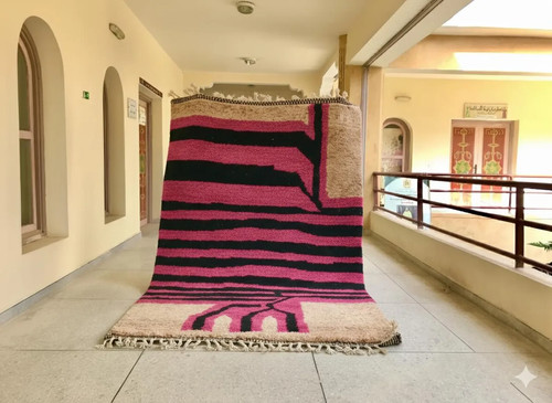 Tapis laine berbère - laine,