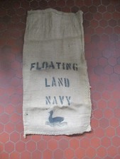 VINTAGE  : Ancien sac en toile