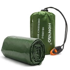 Sac de Couchage de Survie Sac de Couchage d'urgence Bivvy de Survie Léger Cam...