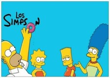 Plaque métal  les simpson 30