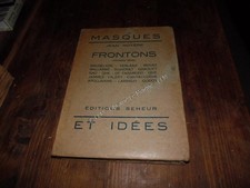 1932.Masques frontons.Jean