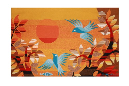 Tapisserie aubusson oiseaux - tapisserie,