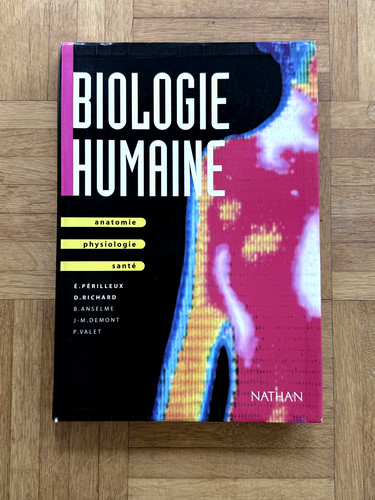 Livre biologie humaine - biologie,