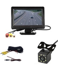 Caméra de recul avec écran 4,3 pouces - Vision HD, Installation facile, IP68