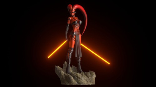Darth talon resin sculpture - darth,