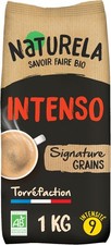 NATURELA - Café Grains Bio - Intenso - Arabica et Robusta - Gamme Signature