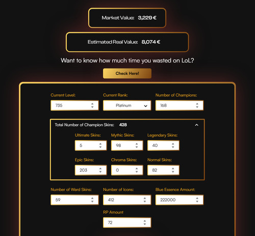 Compte lol lvl 735 - compte,