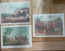 Lot de 3 gravures anciennes