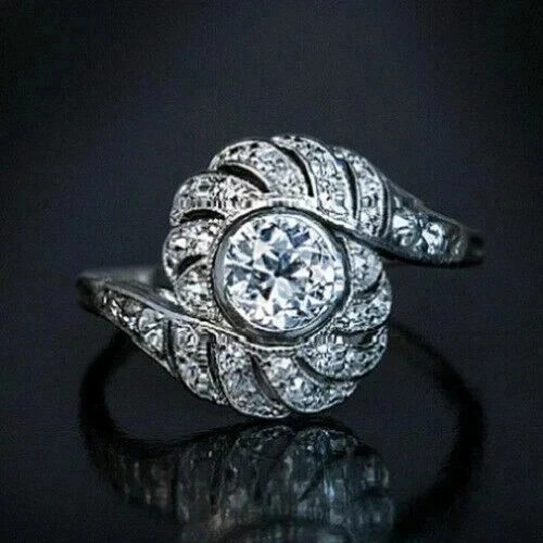 Bague fiançailles vintage - de,