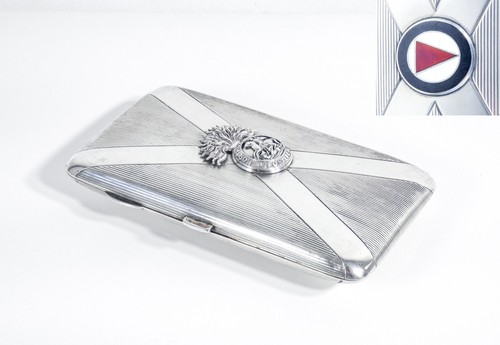 Porte cigarettes argent - ⚜️,