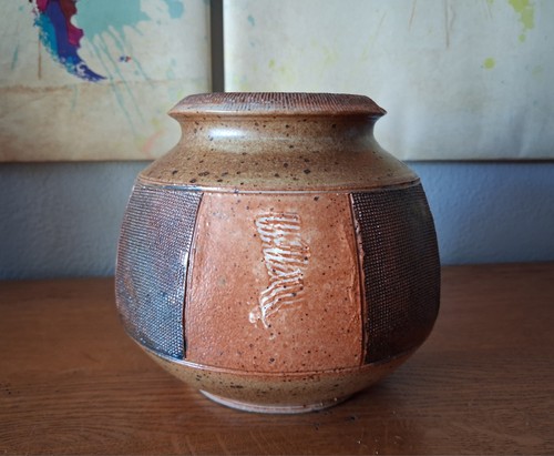 Ancien vase pot - vase-, boule