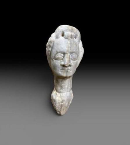 Buste féminin ancien marbre - buste,