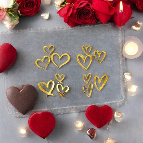 Acrylique cœur saint valentin - saint,