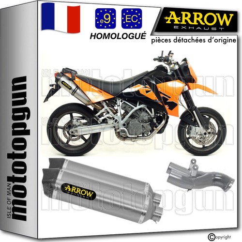 Arrow pot echappement approuve - arrow,