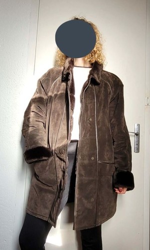Manteau vintage marron