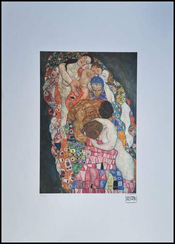 Gustav klimt death and - and, life